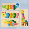 17484644724_1877466844-3 Wholesale Large Size Animal Puzzle Wooden TOY