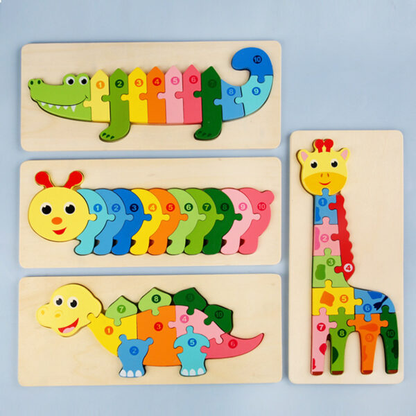 17484644724_1877466844-3 Wholesale Large Size Animal Puzzle Wooden TOY