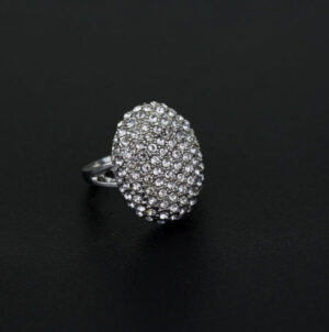 Wholesale Full Diamond Wedding Jewelry Alloy Rings
