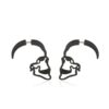 Wholesale Hollow Piercing Human Face Punk Style Earrings