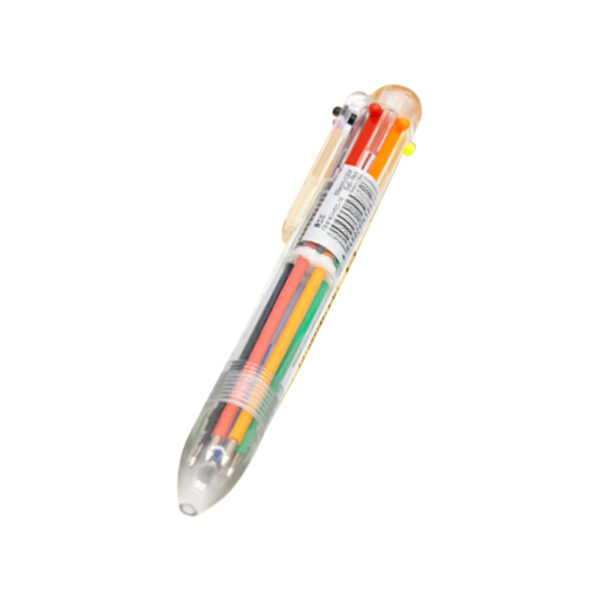 Wholesale Push Plastic Cartoon Multi-color Pens, Ballpoint Pens