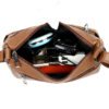 Wholesale PU Soft Leather Multi-layer Large Capacity Single Shoulder Crossbody Bags