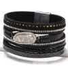 17699837717_745325296 Wholesale Bohemian Multi-layer Woven Crystal Accessories Leather Bracelets