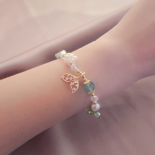 Wholesale Mermaid Tail Crystal Beaded Bracelet