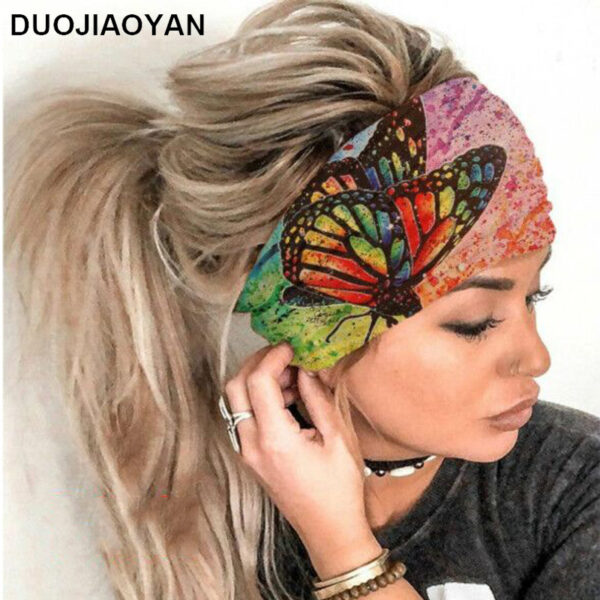 Wholesale Color Big Butterfly Cloth Headband