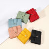 Wholesale New Creative Zipper Multi-card Slot Short Women's PU Coin Purse