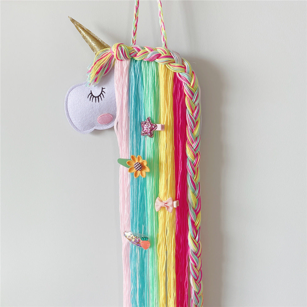 Wholesale Easter Barrette Hair Aessories Storage Felt Cloth Creative Storage