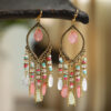 Wholesale Jewelry Long Tassel Alloy Earrings