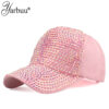 Wholesale Acrylic Full Diamond Baseball Cap