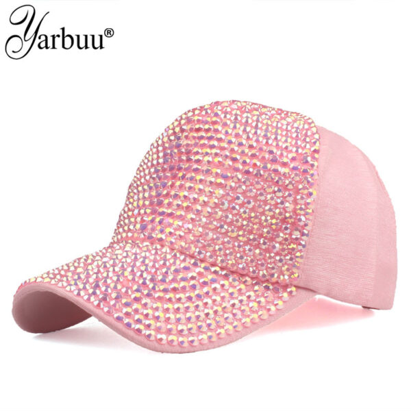 Wholesale Acrylic Full Diamond Baseball Cap