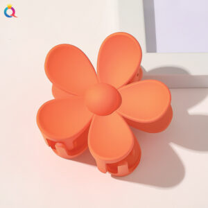 Frosted Big Flower Hairpin-Orange / Factory direct sales