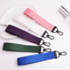Wholesale Solid Color Nylon Webbing Keychain