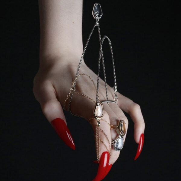 18065775498_669369530 Wholesale Goth Theme Vintage Rose Coffin Alloy Rings