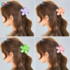 Wholesale Candy Color Flower Hair Clips