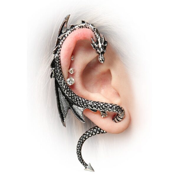 Wholesale Gothic Flying Dragon Alloy Ear Hangers Earstuds