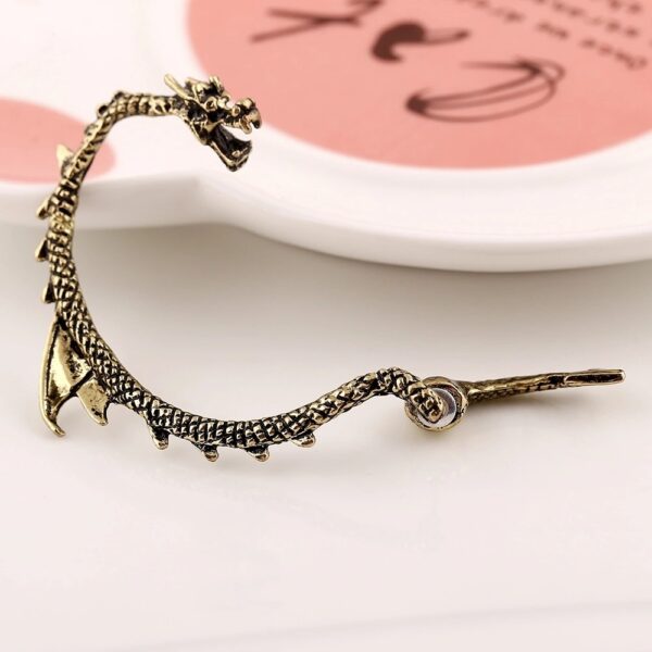 Wholesale Gothic Flying Dragon Alloy Ear Hangers Earstuds