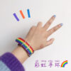 Wholesale Girly Heart Rainbow Gift Bracelet