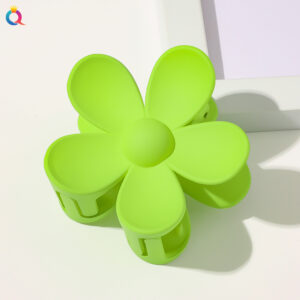 Frosted Big Flower Hairpin-Grass Green / Factory direct sales