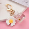 18407388176_707145485 Wholesale Moon Buckle Small Chrysanthemum Oil Quicksand Acrylic Keychains