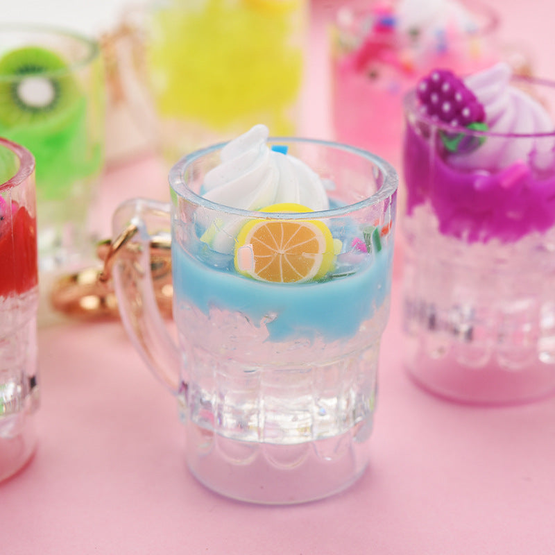 Wholesale Acrylic Simulation Ft Ice Cream Creative Key Chain