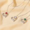 18576247401_2130544268 Wholesale Mother's Day Gift Love Letter Heart-shaped Mom Necklace