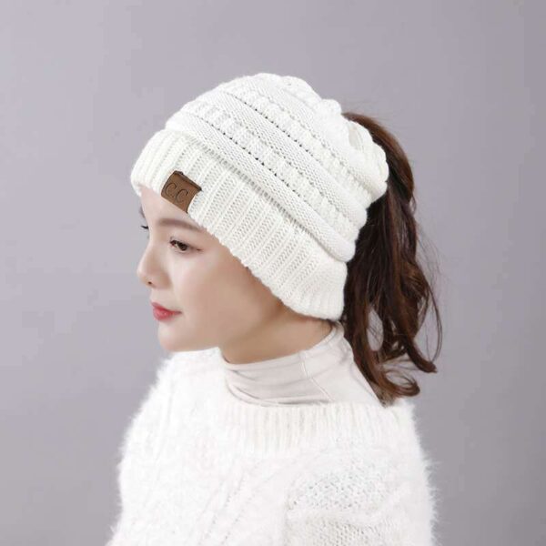 Wholesale Winter Outdoor Knitted Hat Warm Knitted Thickened Pullover Woolen Hat