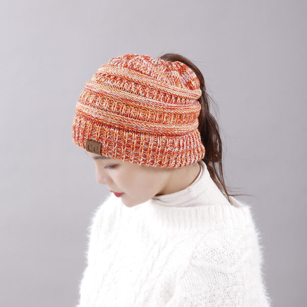 Wholesale Winter Outdoor Knitted Hat Warm Knitted Thickened Pullover Woolen Hat