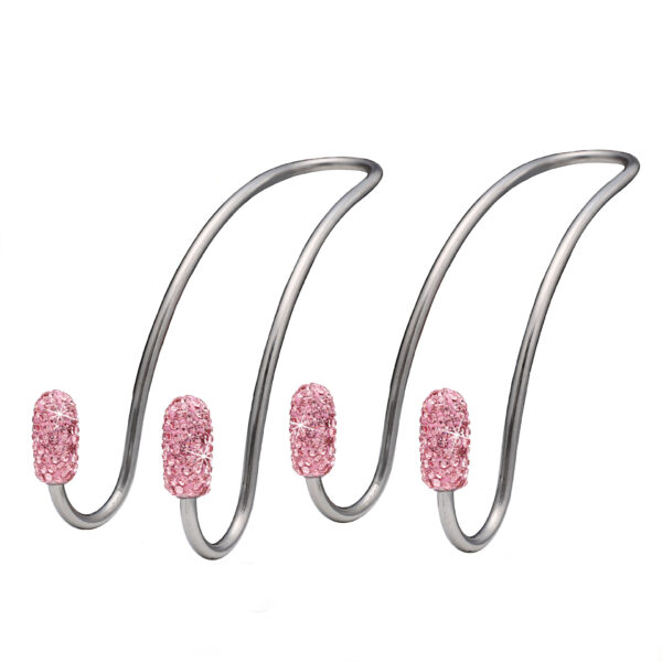 Wholesale Diamond-encrusted Stainless Steel Multifunctional Car Seat Storage Hook