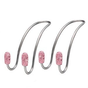 Wholesale Diamond-encrusted Stainless Steel Multifunctional Car Seat Storage Hook