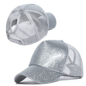 Sequin silver-ponytail / Adjustable