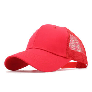 Ordinary polyester red-no ponytail / Adjustable