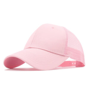 Ordinary polyester pink-no ponytail / Adjustable