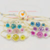 Wholesale Cherry Blossom Hand-woven Real Flower Bracelet