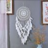 Wholesale Cotton Large Dream Catcher Feather Charm Pendant