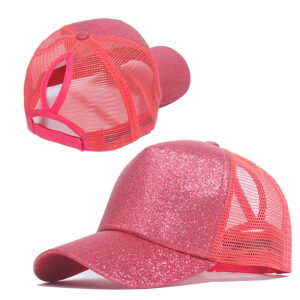 Sequin watermelon red-horsetail / Adjustable