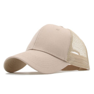 Ordinary polyester beige-no ponytail / Adjustable