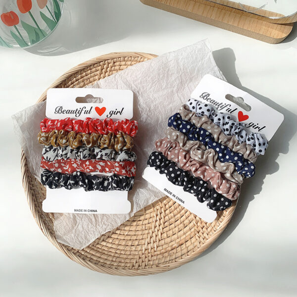 19095960601_1901658891 Wholesale Colorful Fabric Hair Rope Set