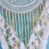 Wholesale Cotton Large Dream Catcher Feather Charm Pendant