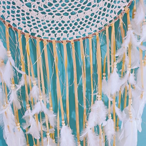 Wholesale Cotton Large Dream Catcher Feather Charm Pendant
