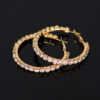 Wholesale Copper Zirconia Large Earrings