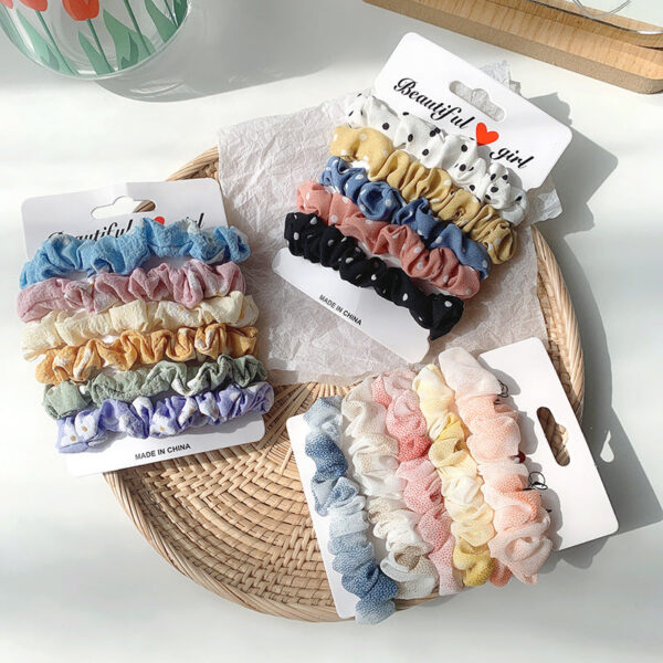 19167562946_1901658891 Wholesale Colorful Fabric Hair Rope Set