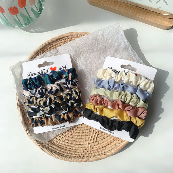 19167577774_1901658891 Wholesale Colorful Fabric Hair Rope Set