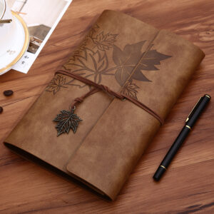 A5 large Kraft paper blank inside page / Light Brown (Style 1)