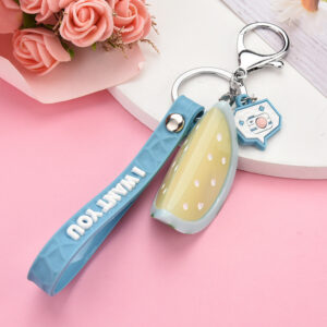 Light Blue / Keychain + Watermelon