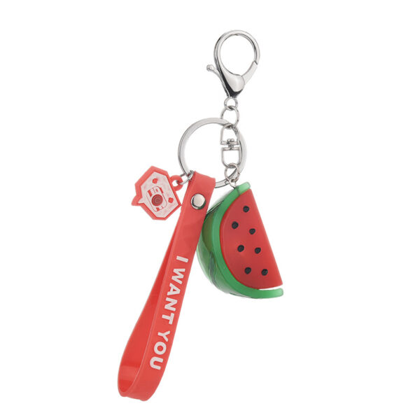 19346965615_707145485 Wholesale Acrylic Luminous Watermelon Creative Keychain