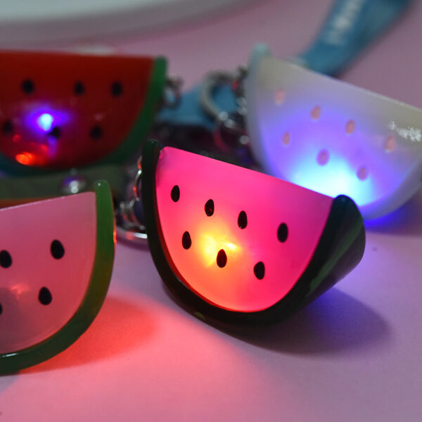 19346983203_707145485 Wholesale Acrylic Luminous Watermelon Creative Keychain