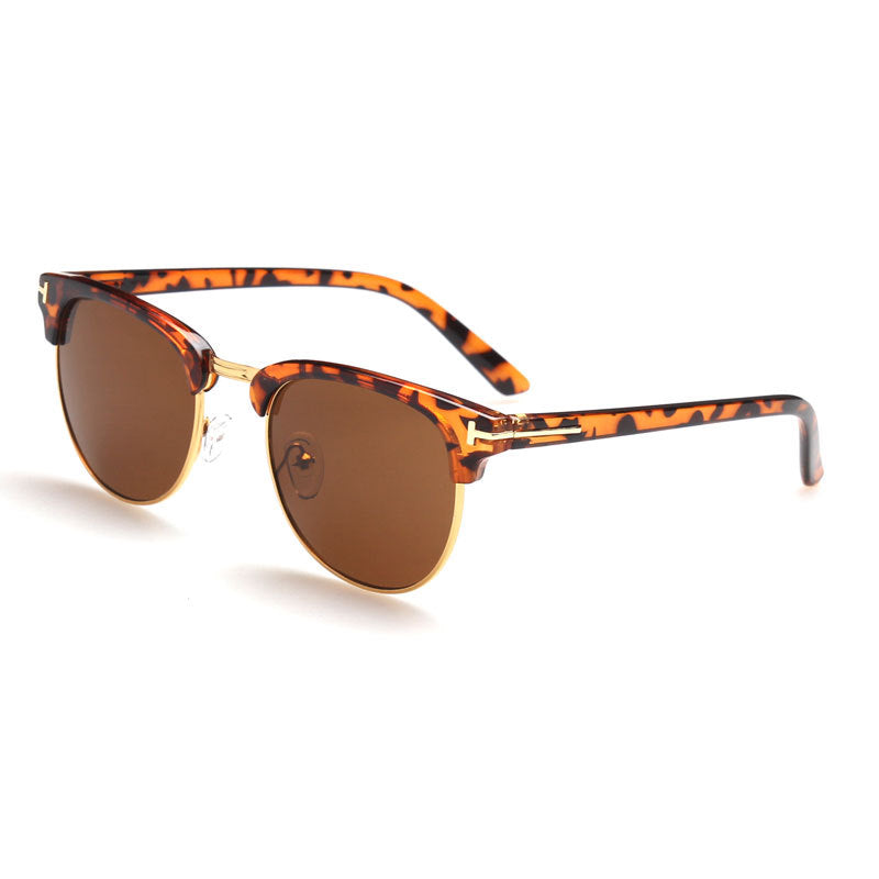 Wholesale Half-frame Men's and Women's PC Sunglasses