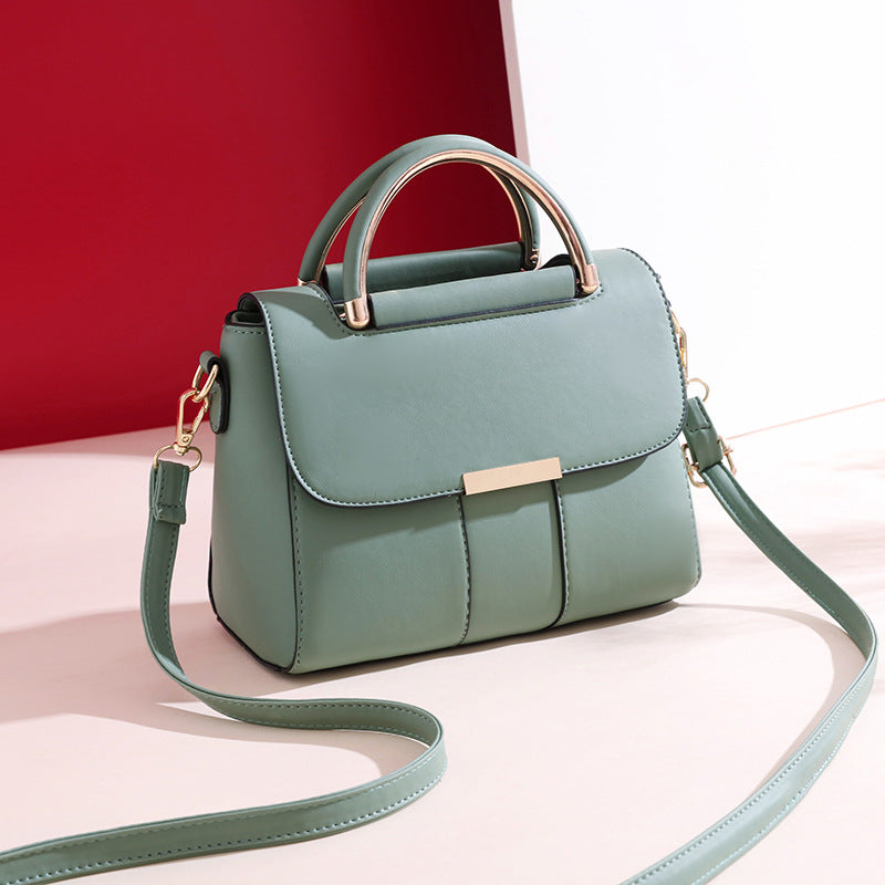 Wholesale PU Simple Shoulder Handle Messenger Bag