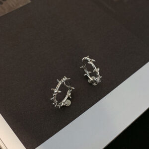 Wholesale 925 Silver Thorn Earrings
