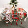 Wholesale Christmas Decorative Products Knitted Fabric Table Flag